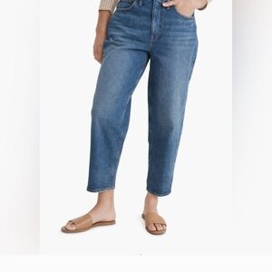 Madewell Ankle Cropped Blue Jeans